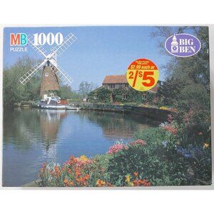 VTG Big Ben: Hunsett Mill, Norfolk, England - 1000pc. Jigsaw Puzzle - 26x20in.